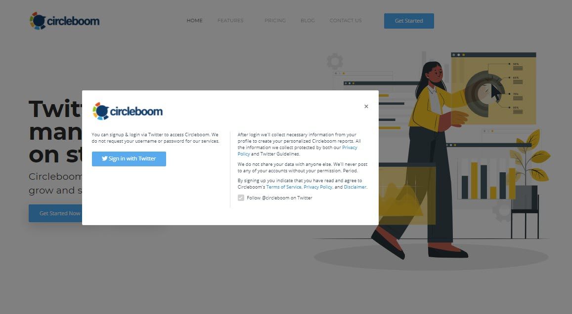 Circleboom will help you to delete old tweets