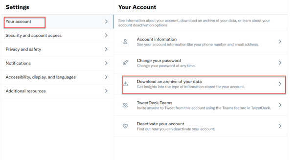 Dowloading a copy of your Twitter archive will provide you new insights