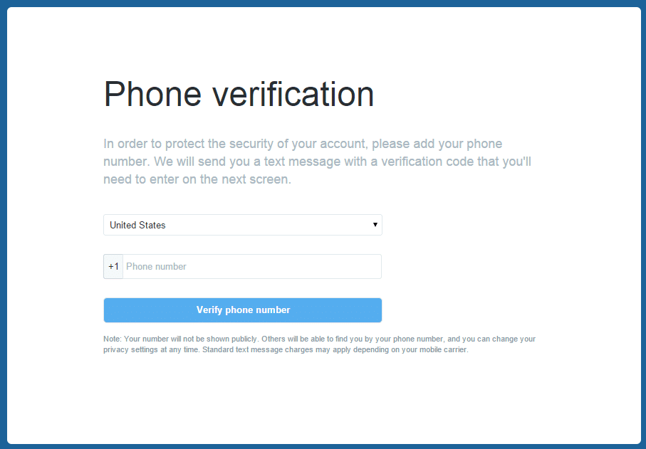 Bypass Twitter Phone Verification if I Lost my Phone Number