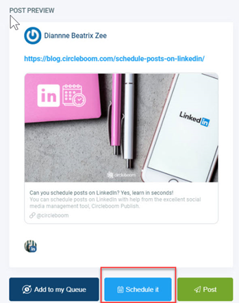 Auto post to Linkedin for later!Auto post to Linkedin for later!