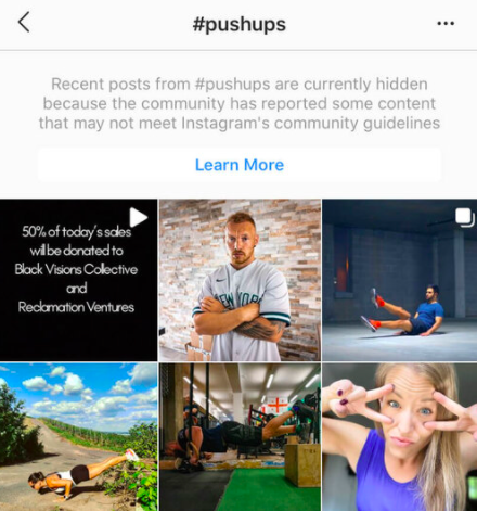 There can be many banned Instagram hashtags that you wouldn't expect. So, it is important to pay attention to every hashtag you plan to use in your post.