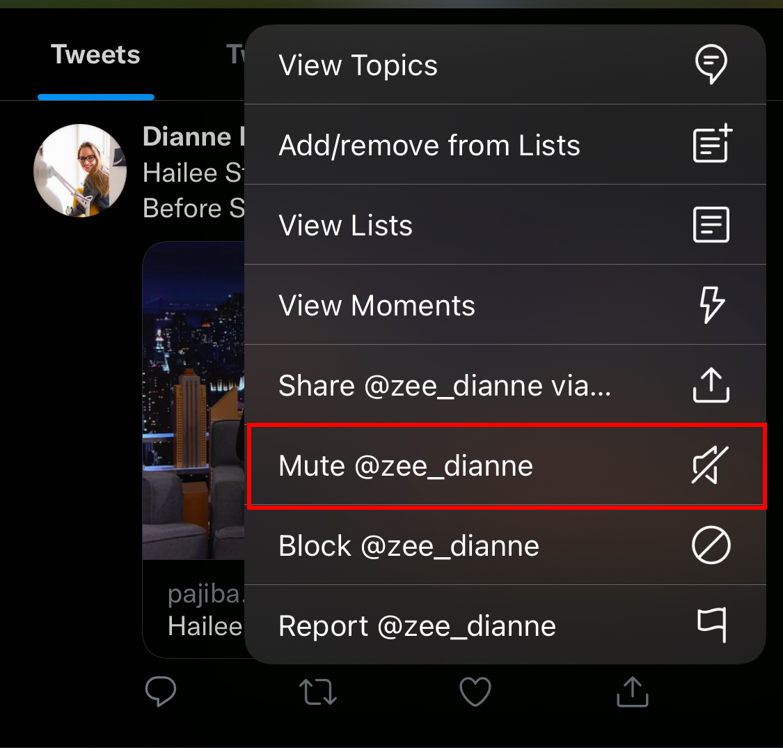 After you mute someone on Twitter, you can easily unmute the account