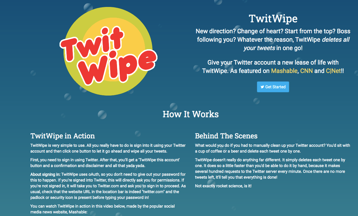 You can see how the TwitWipe works.