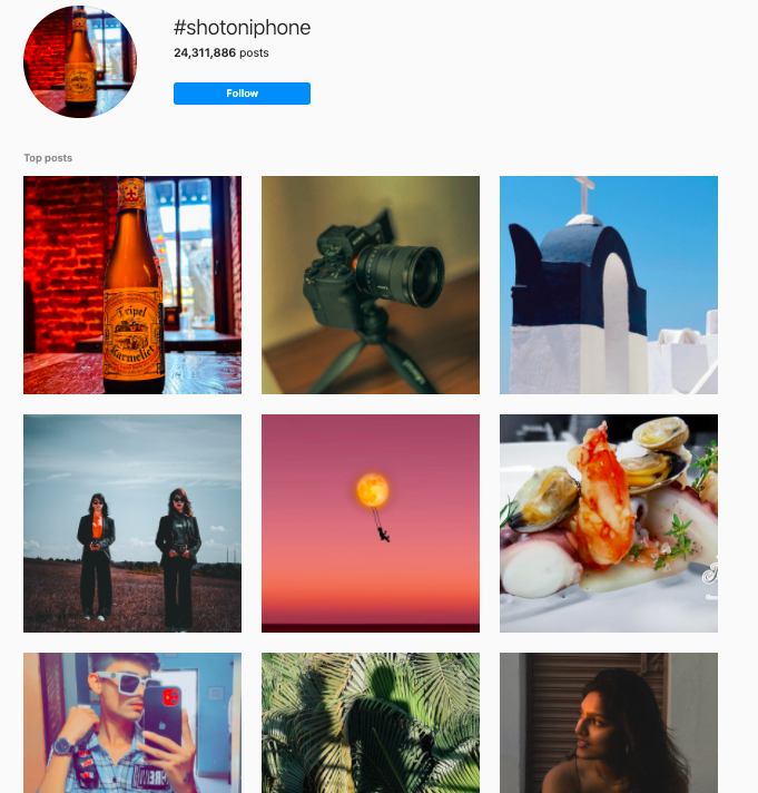 user generated content on Instagram
