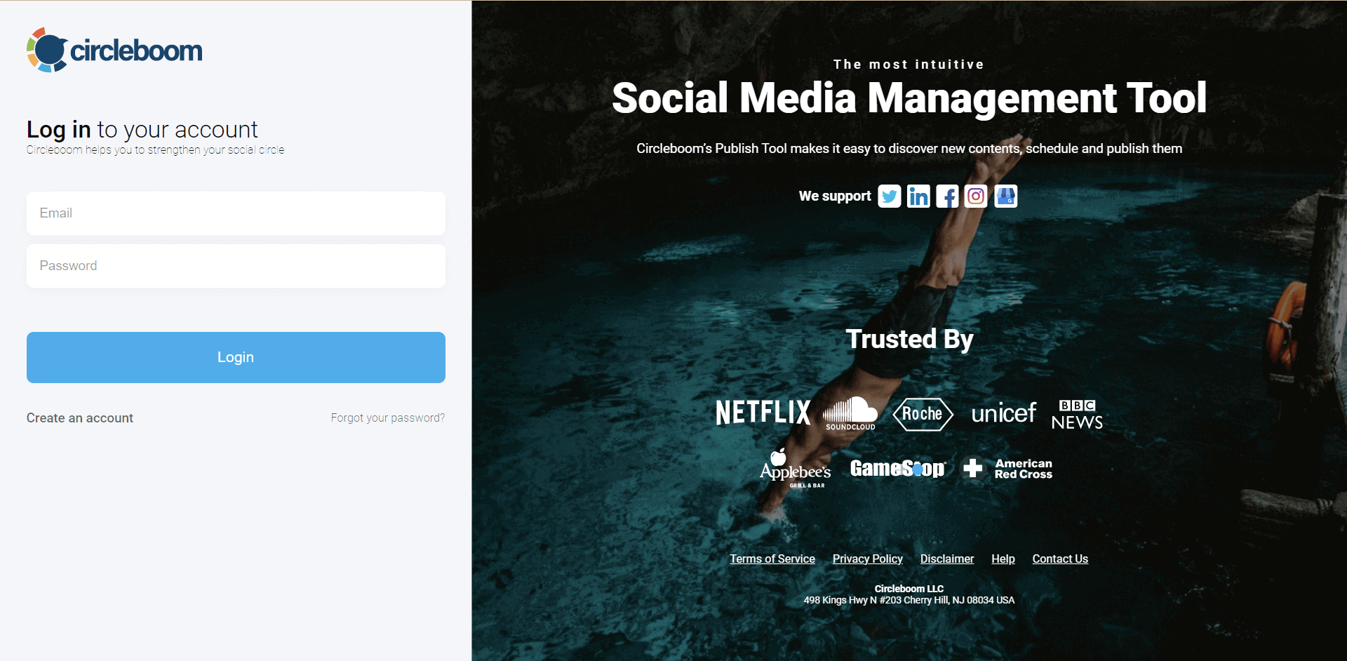 Circleboom login