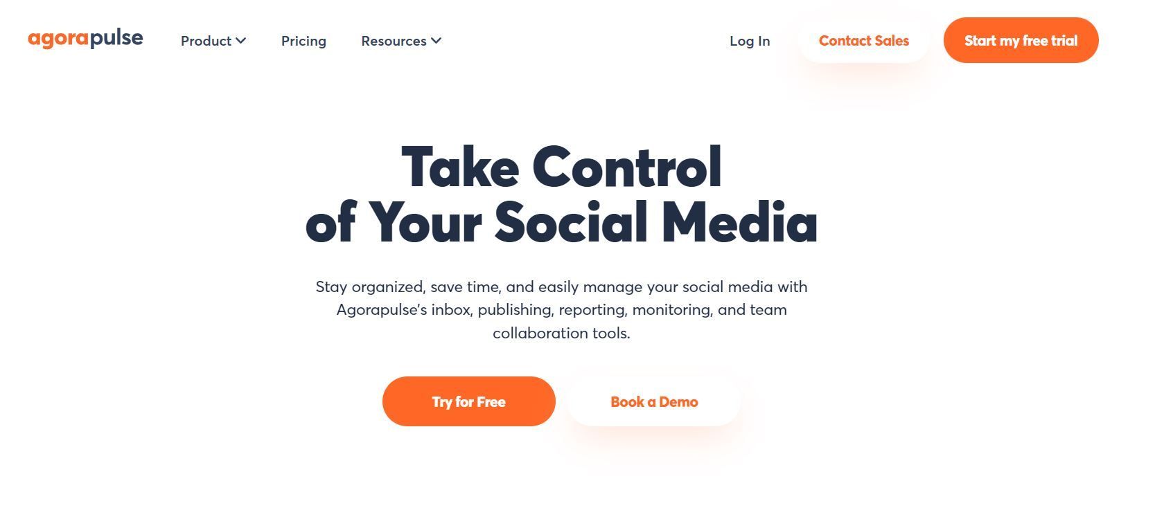 Agorapulse is a social media management tool