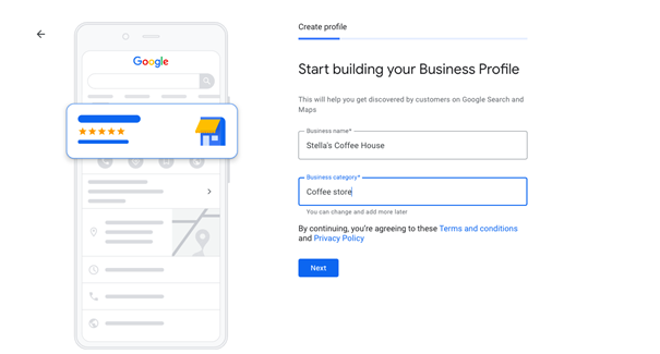 You only need to have a Google account or create a Google Account for free for Google My Business setup.
