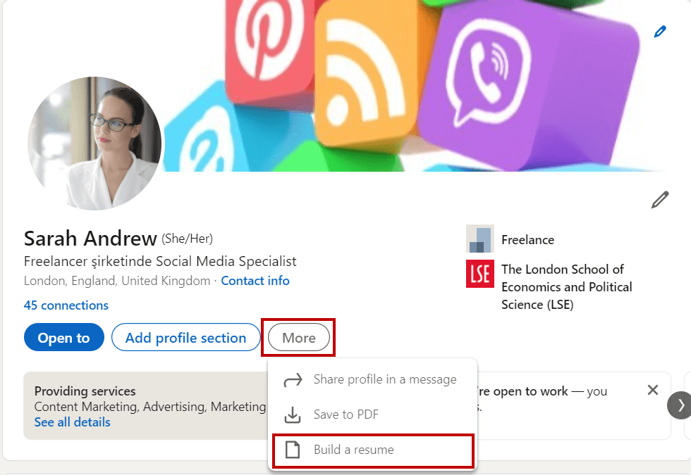 Remove resume from LinkedIn