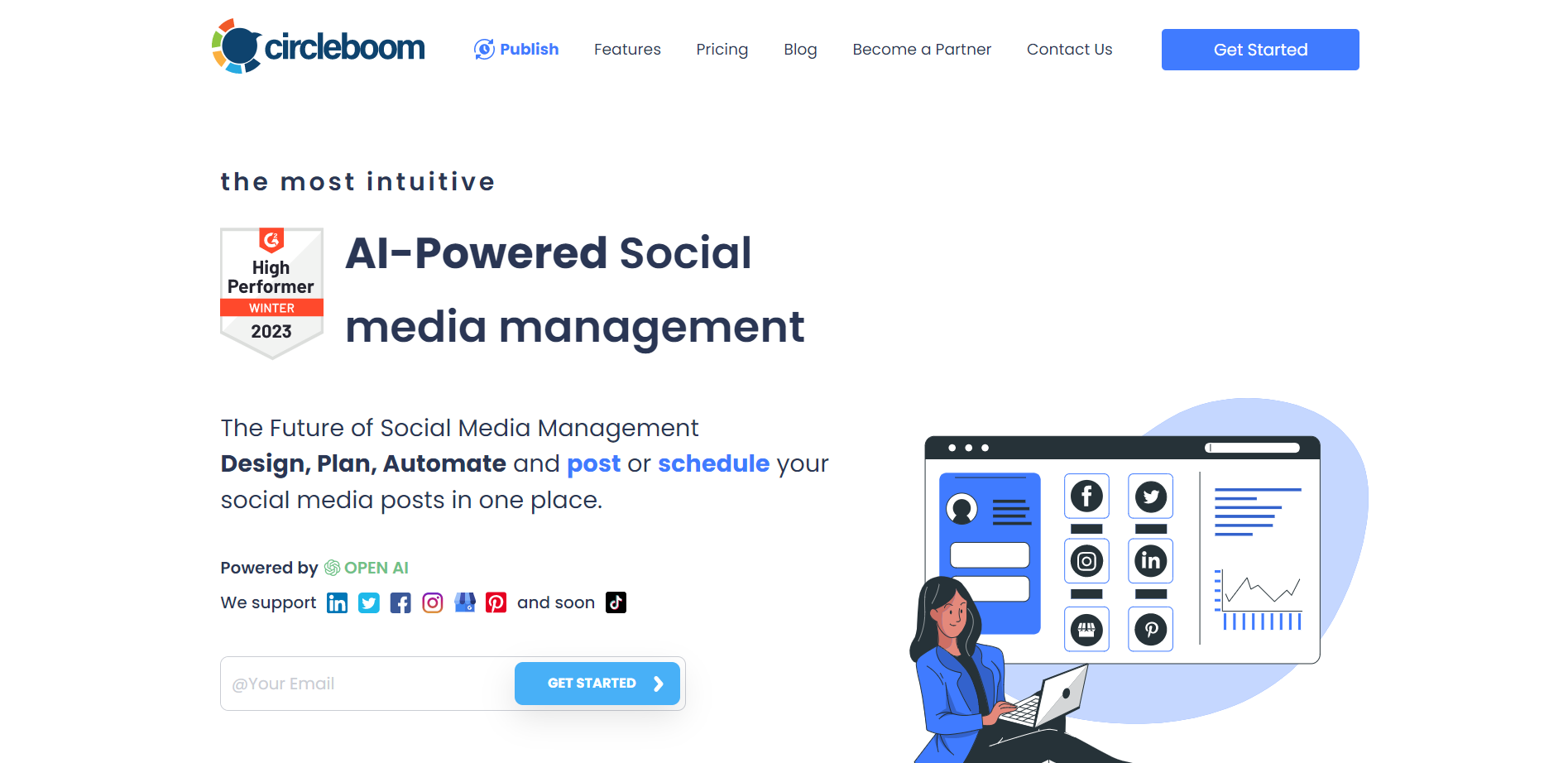 AI Powered social media management tool