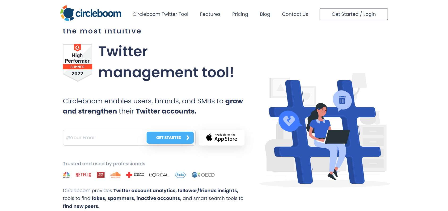 Circleboom Twitter is one of the most comprehensive Twitter analytics tools with outstanding features.