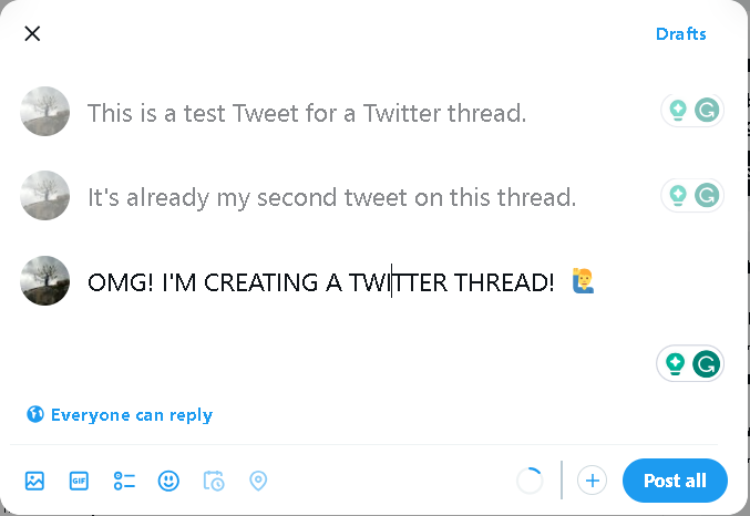How to Make a Thread on Twitter Desktop