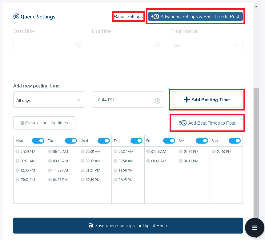 Circleboom offers you multiple ways to create your content calendar.