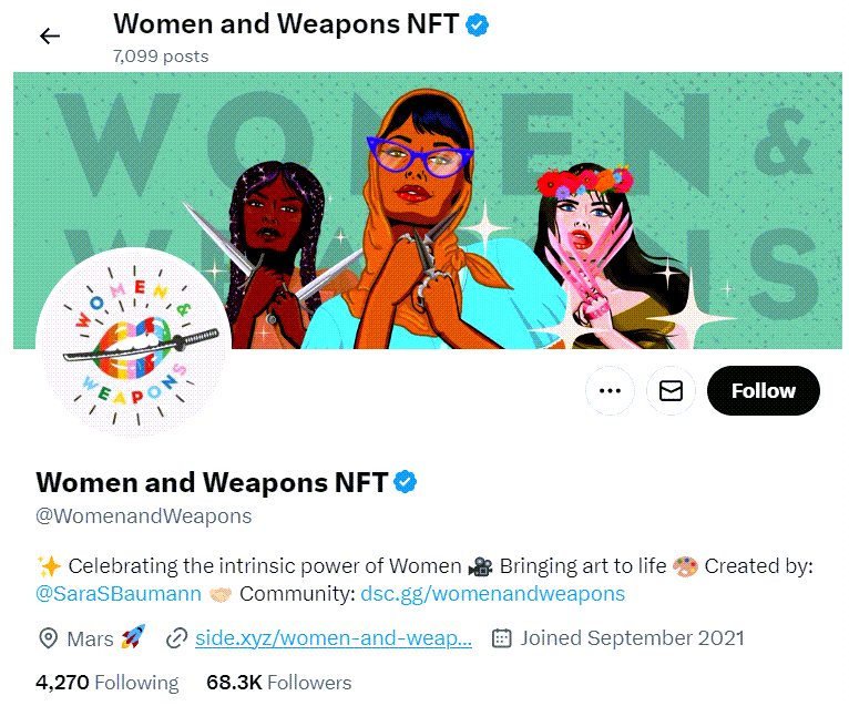 Women and Weapons NFT