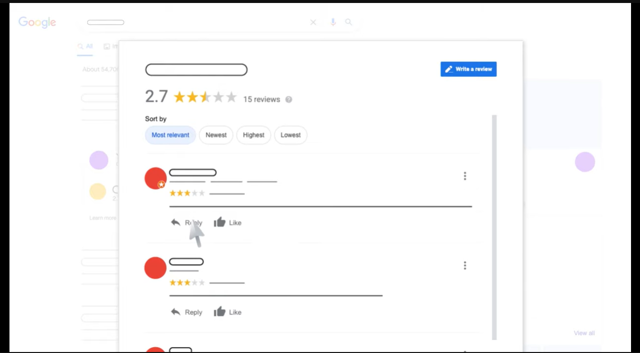 Always reply the Google Business Reviews on your Google Business Profile.