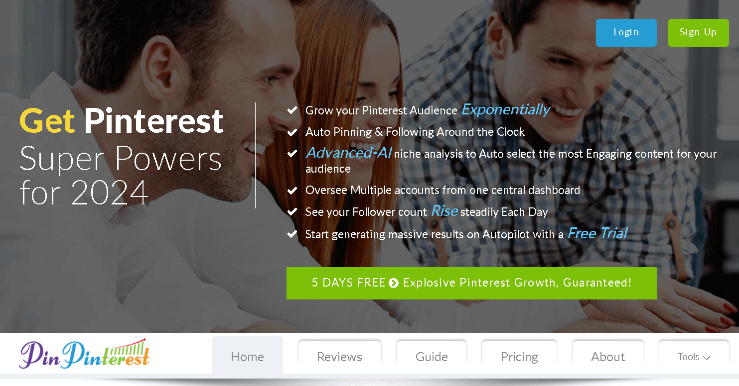 PinPinterest is a decent Pinterest automation tool.