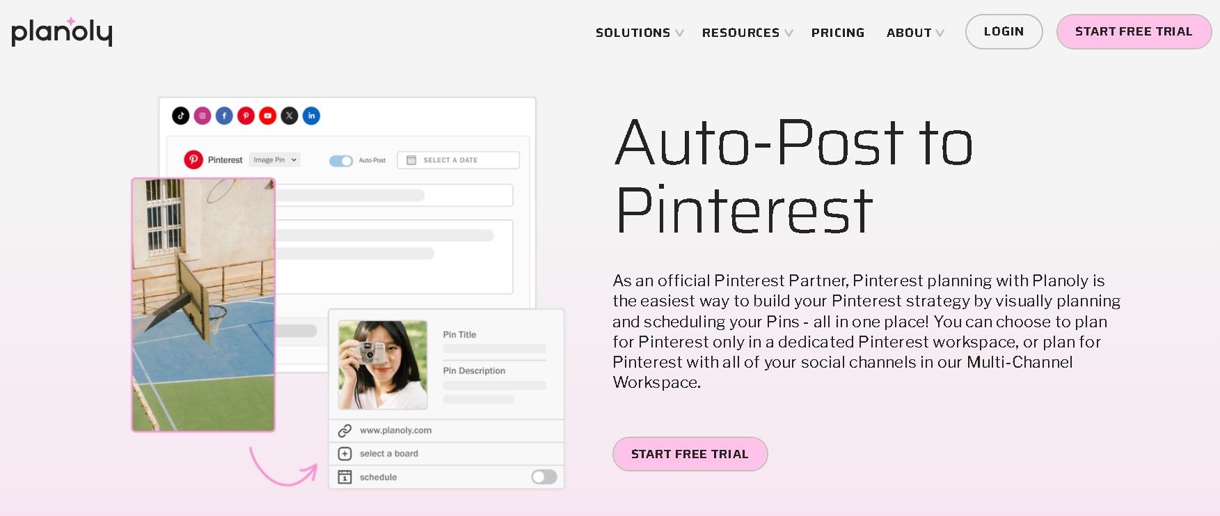 Planoly is a Pinterest automation tool for creators.