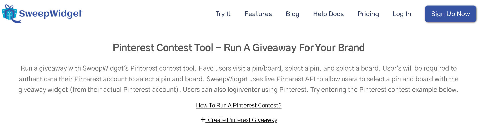Sweepwidget provides Pinterest automation through audience management.
