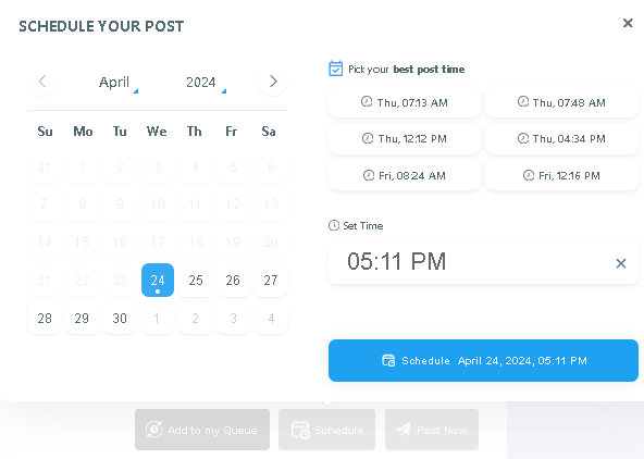 Can you schedule a first comment on Facebook?