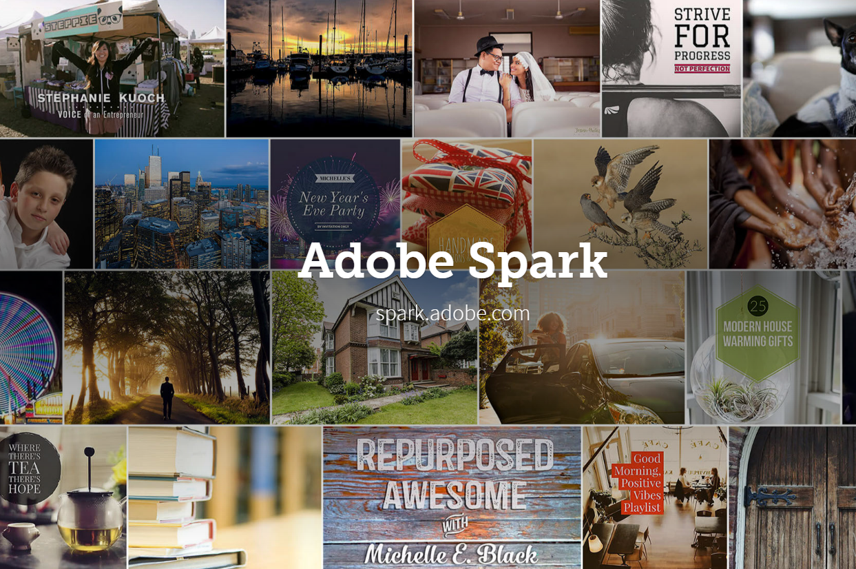 Adobe Spark leverages AI to help create eye-catching graphics, videos, and web pages tailored for social media platforms like Instagram.