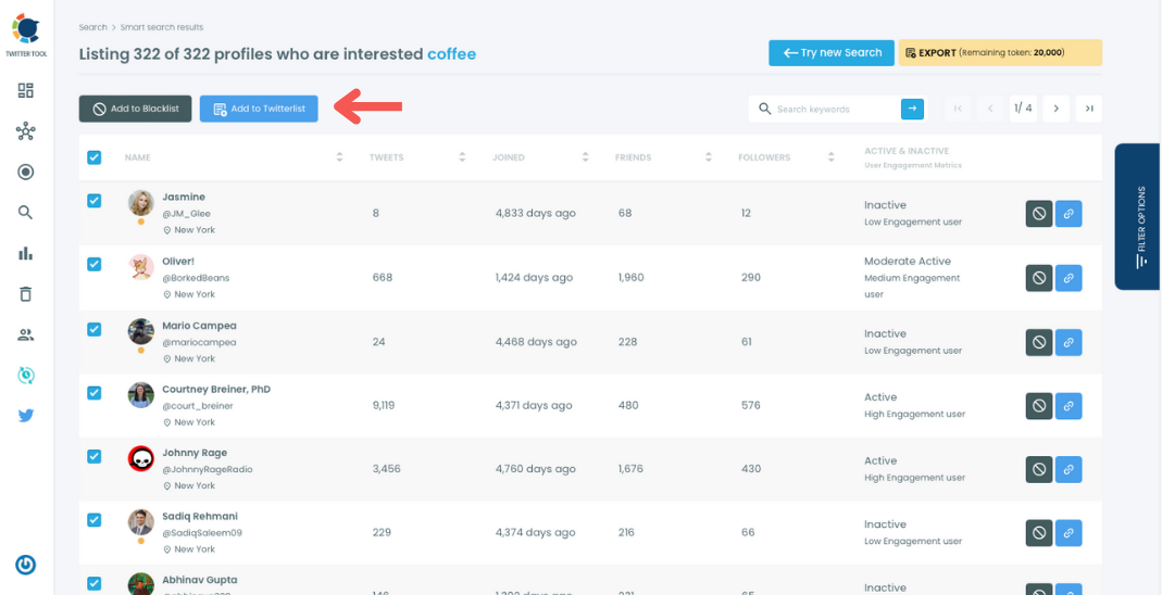 Identifying influencers on Twitter in detail via Circleboom.