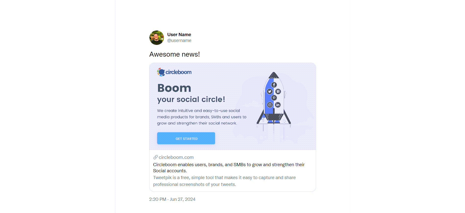 Circleboom's Twitter Card