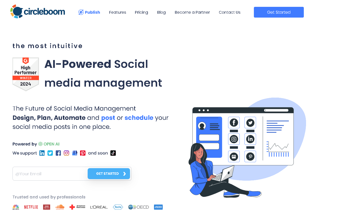 Circleboom helps users to strengthen their social circle! We believe that any social media account can grow beyond its owner's expectations if handled with the right tools.