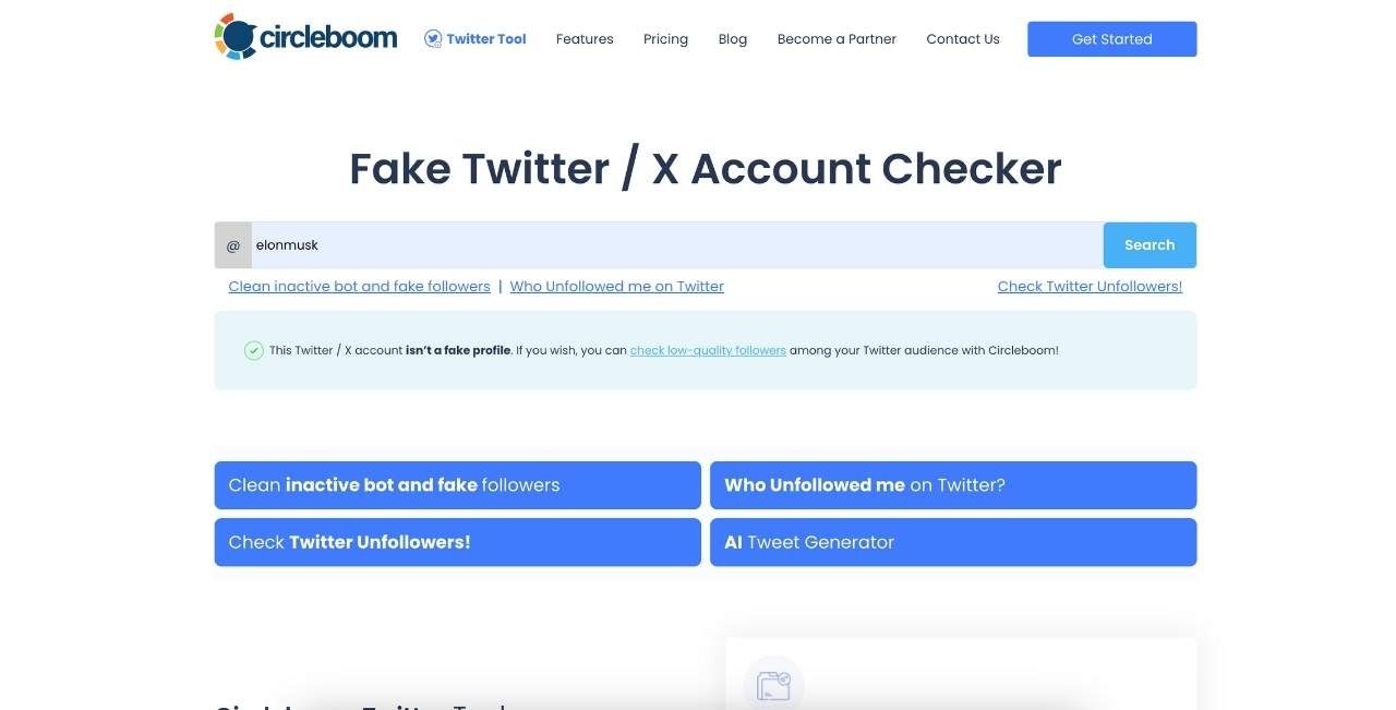 Fake Twitter/X Account Checker