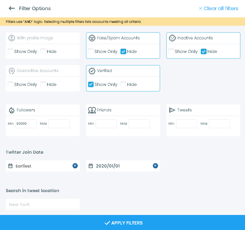 Filter the best financial Twitter accounts.