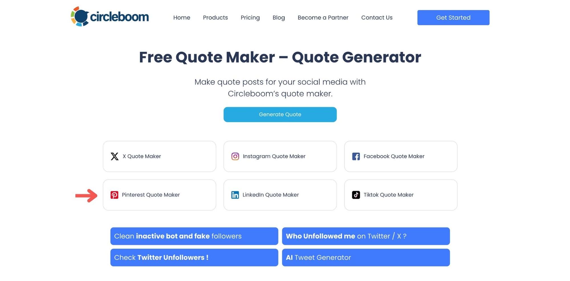 Cirleboom's Free Pinterest Quote Maker