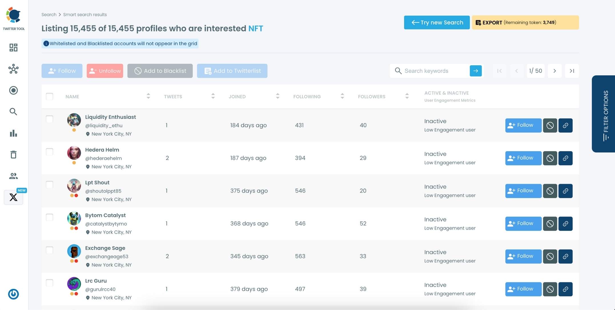 Circleboom Twitter Location Search