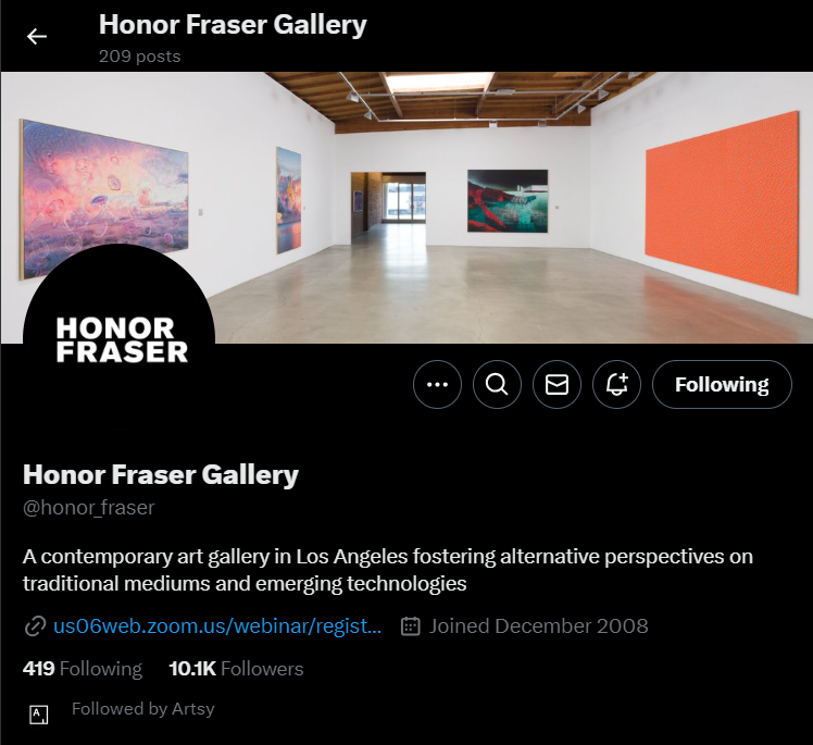 Honor Fraser Gallery