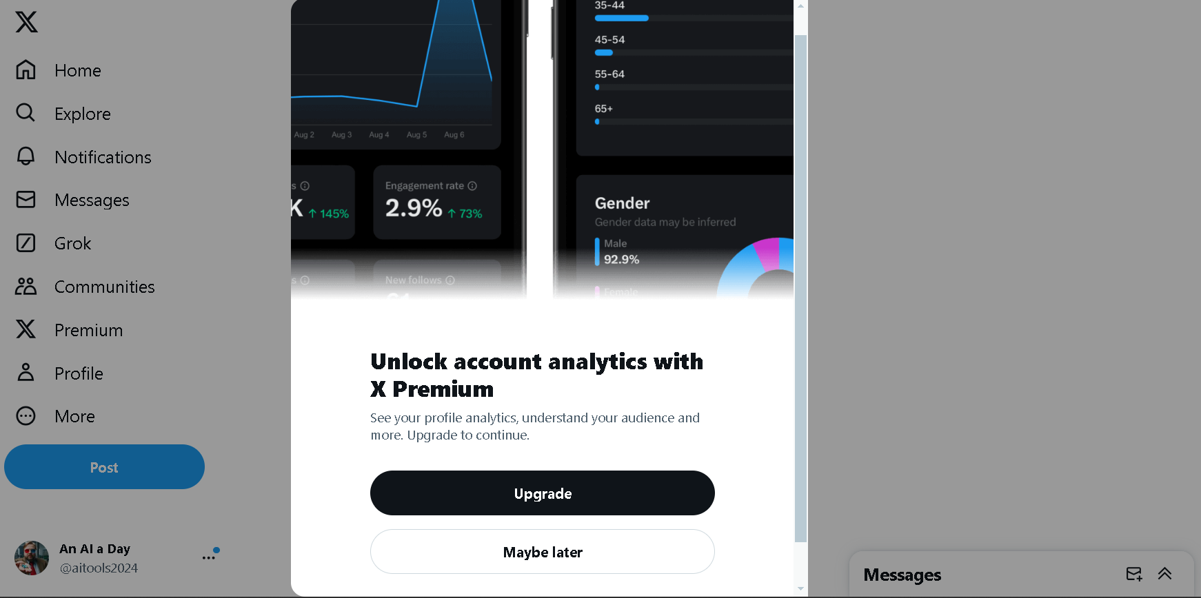 How to see tweet analytics