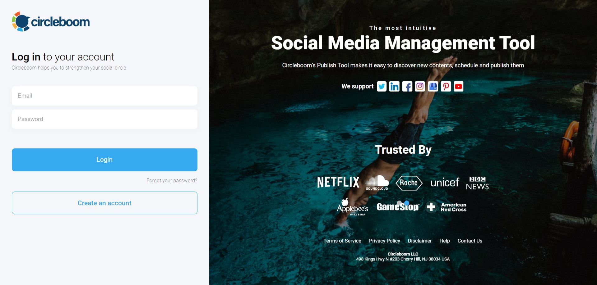 Log in to Circleboom Publish and connect your account.