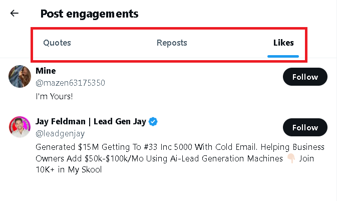 The info on who bookmarked your tweet doesn't appear on Twitter