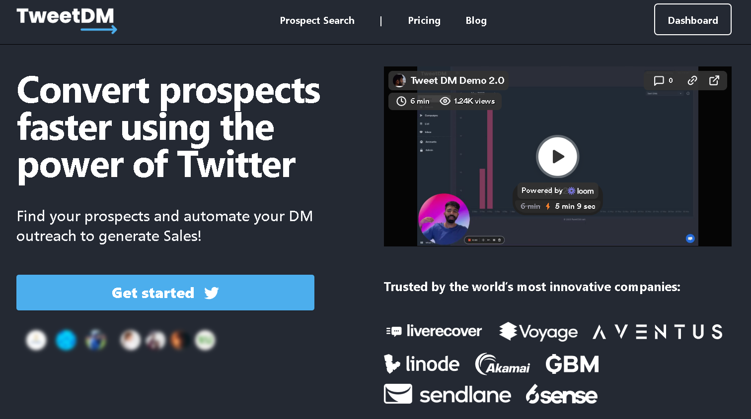 Twitter Outreach Tool: TweetDM