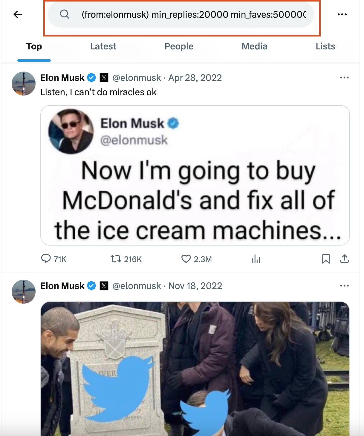 Why you can’t find your most popular tweet (and How to solve it)