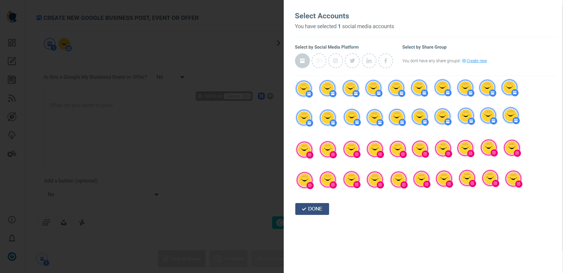 Manage multiple Instagram accounts in one place!