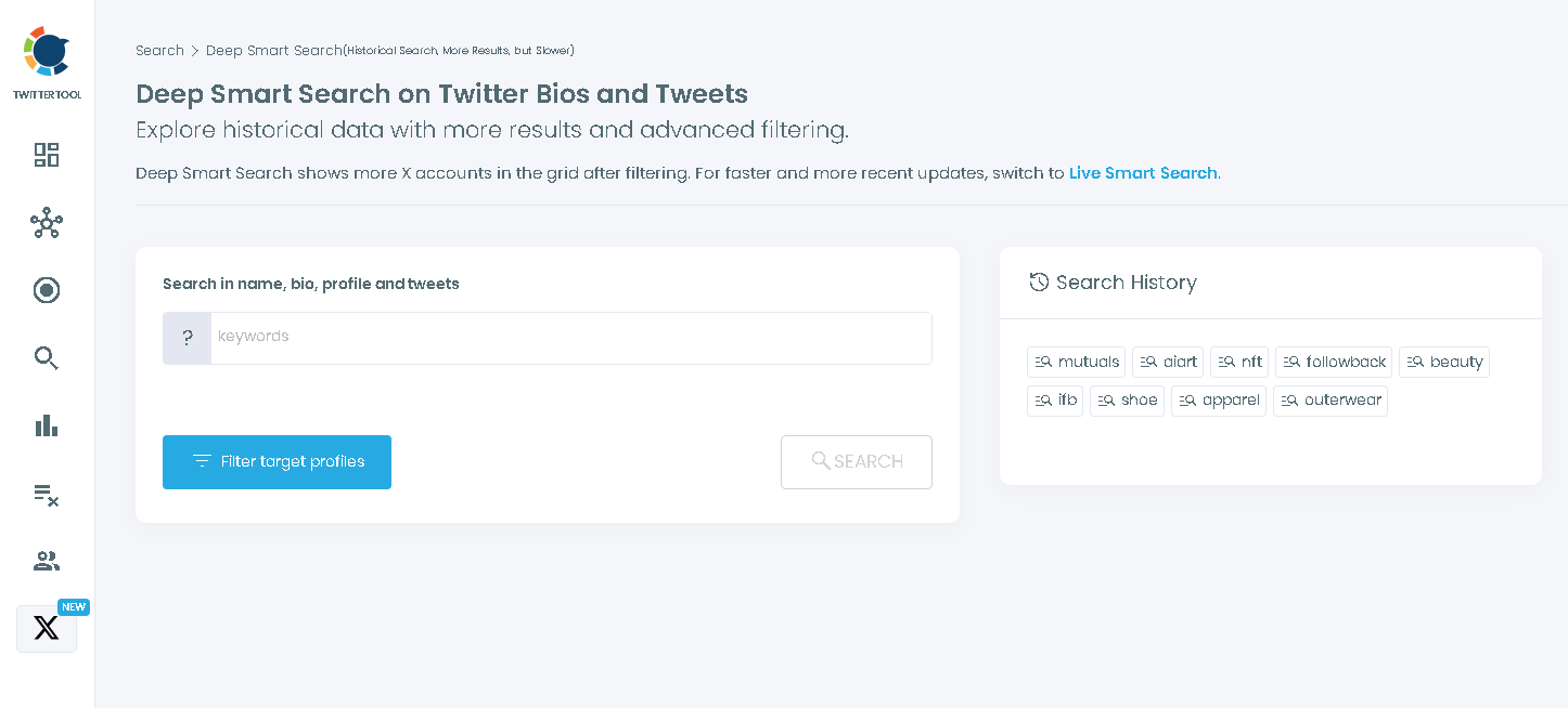 Find the Best Twitter Content Creators through Keyword Search