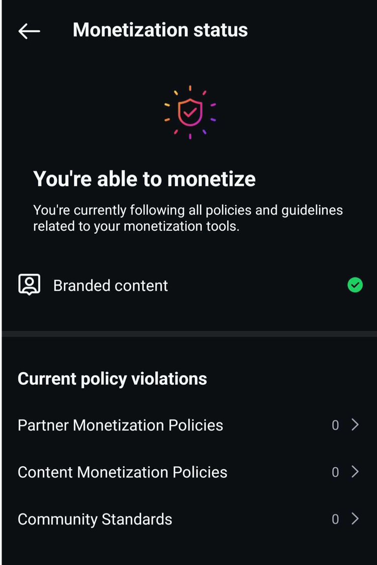 You are able to monetize on Instagram!