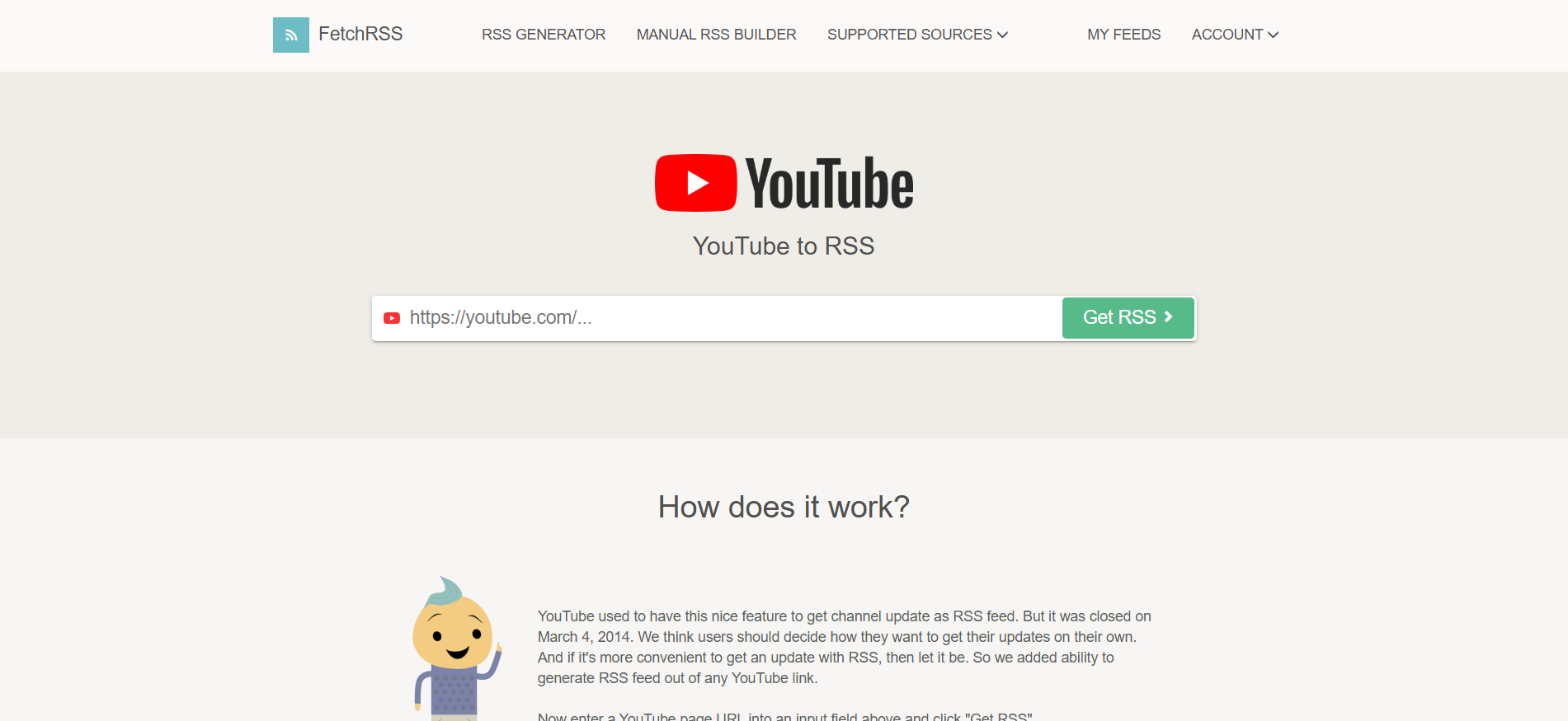 Fetch RSS - YouTube