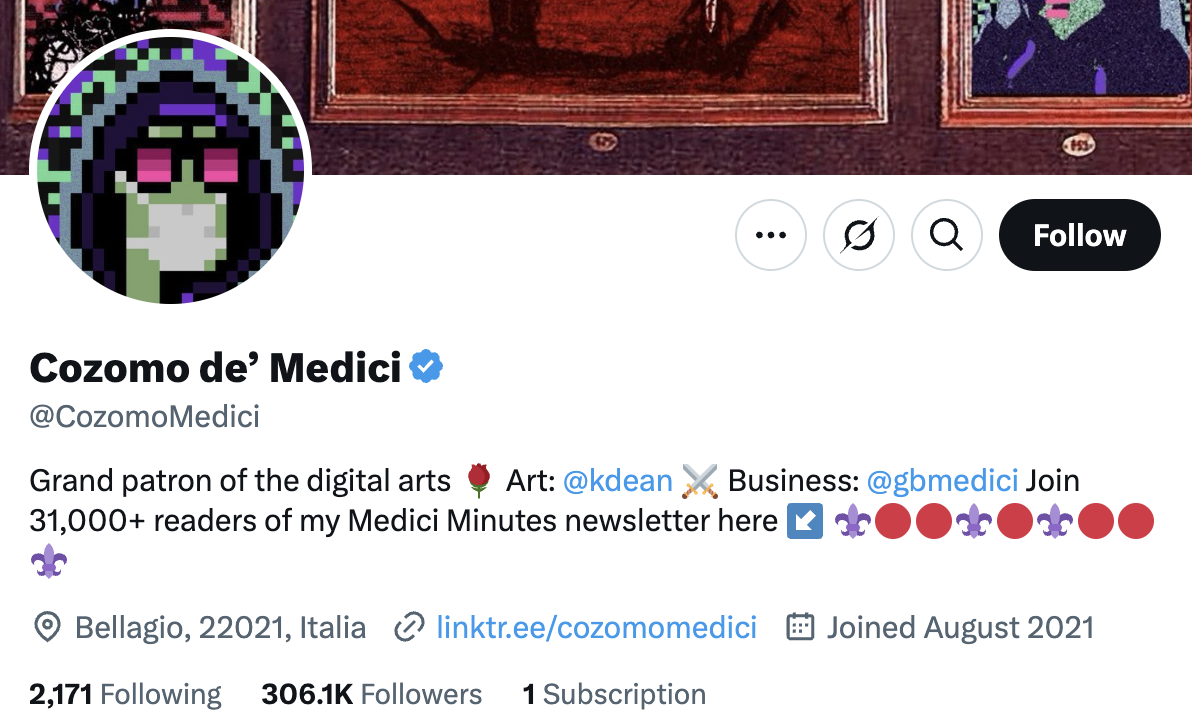 Cozomo de’ Medici