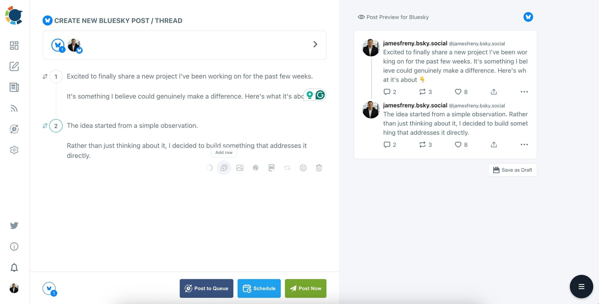 Add more posts