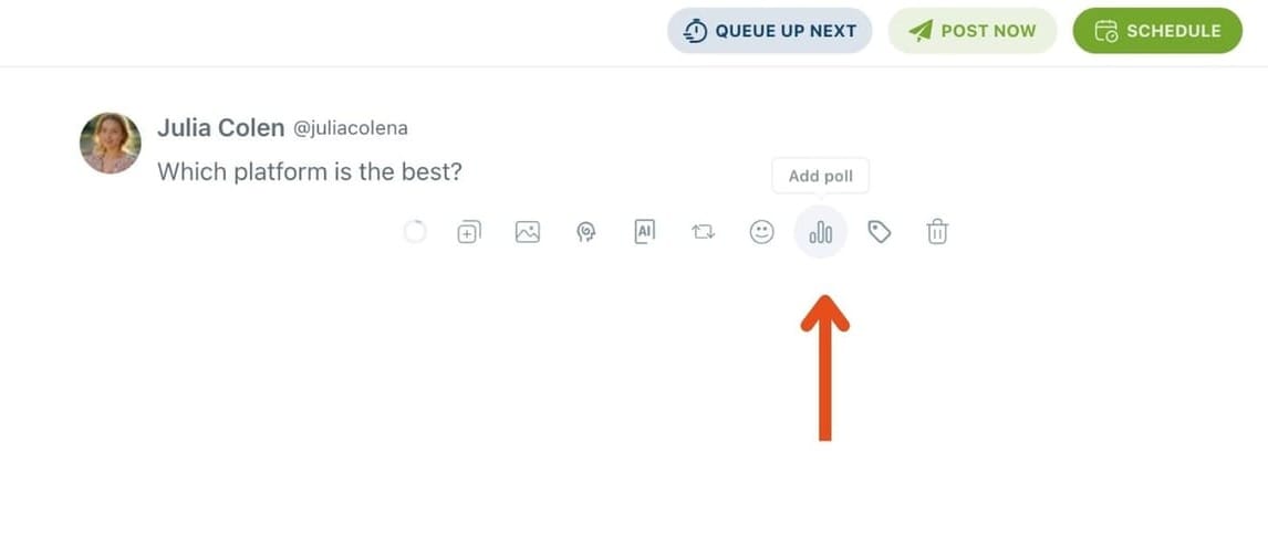 Add poll