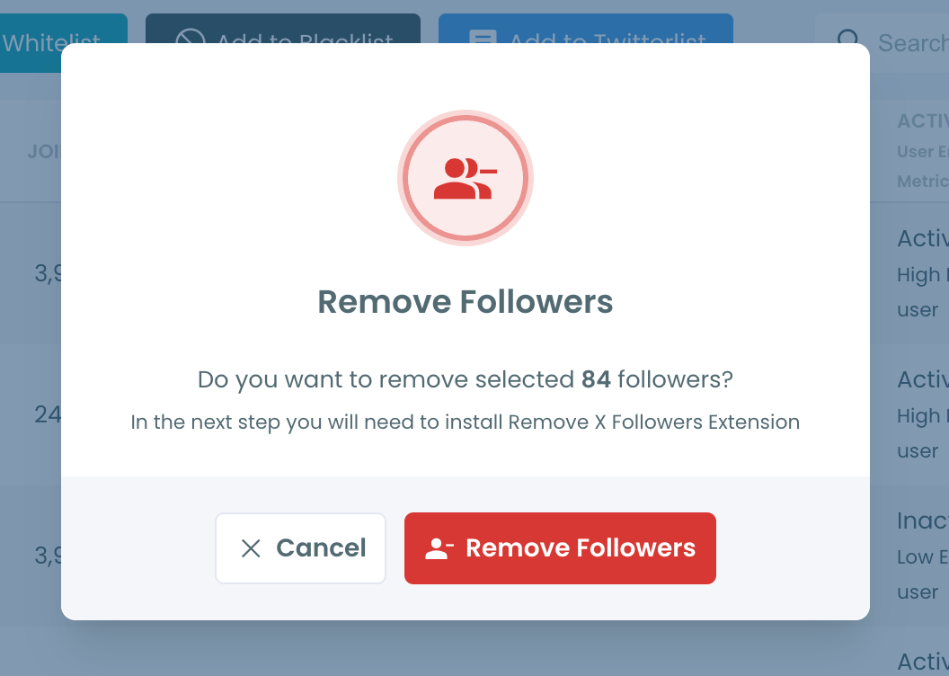 You can Remove Followers on Twitter with Circleboom!