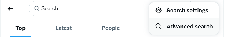 Advanced Search