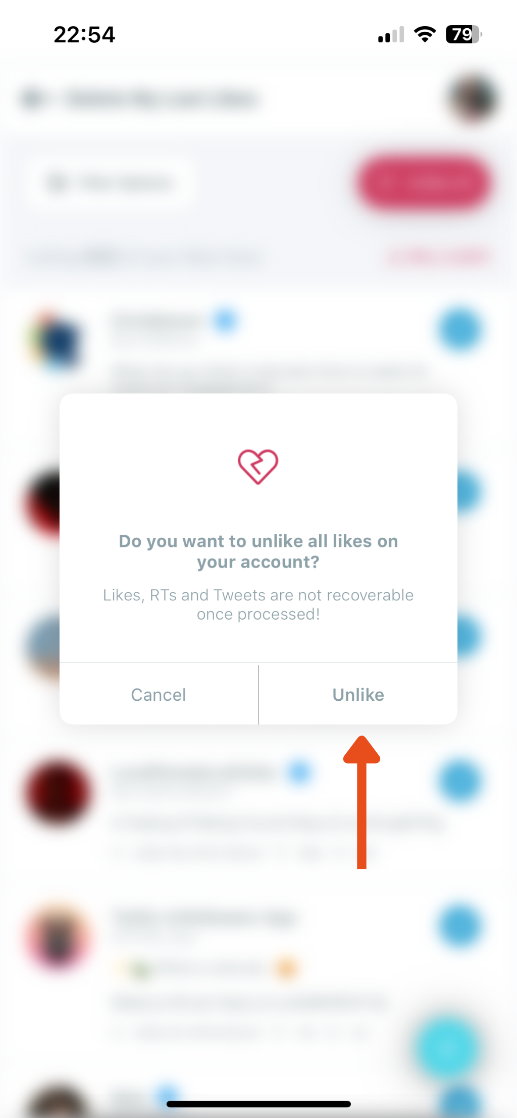 Confirm the Action