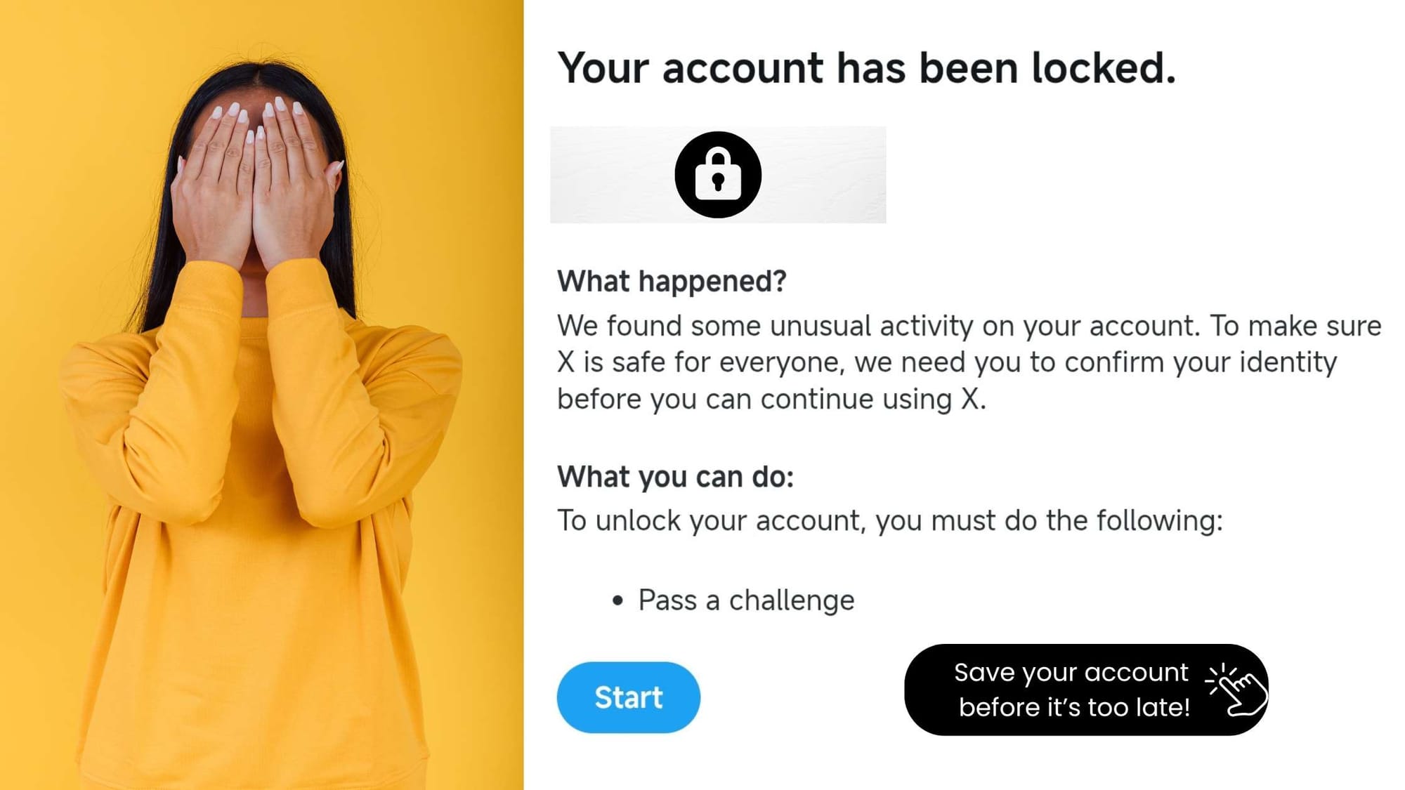 Your account has been locked!