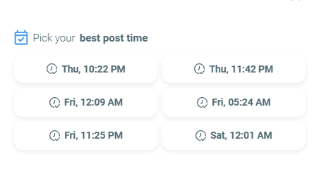 Best Time to Post