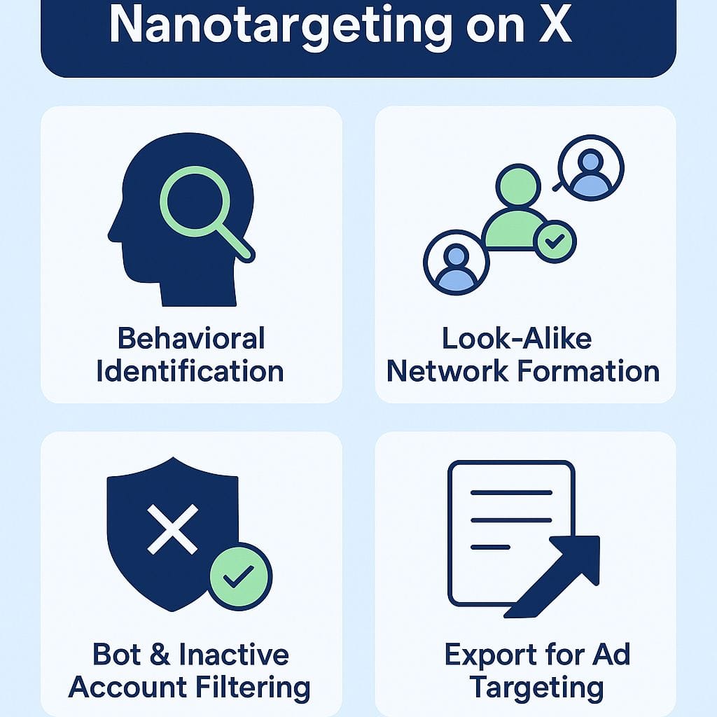 Nanotargeting on X with Circleboom
