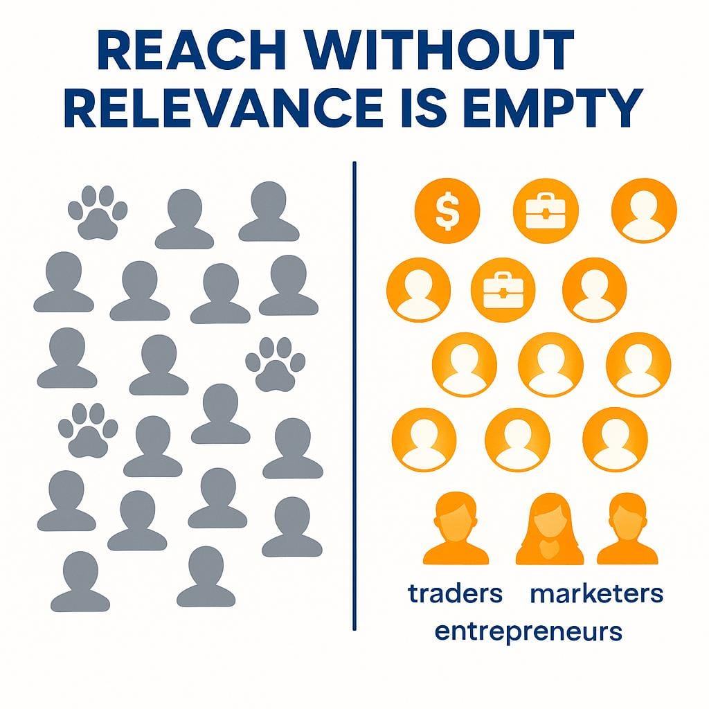 Reach without relevance is empty!